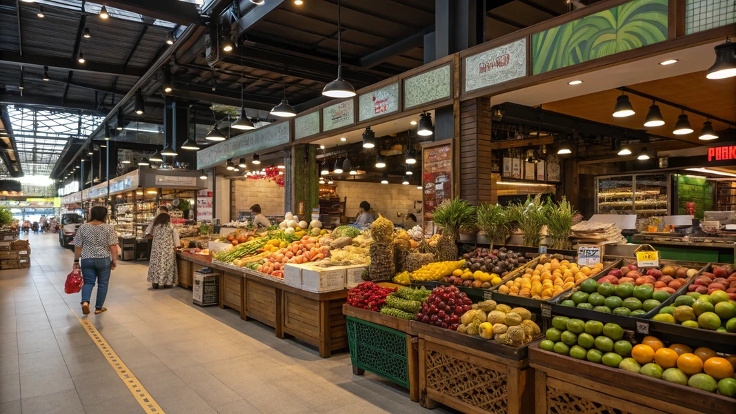 Banzaan Fresh Market – שוק טרי ומודרני במרכז פאטונג