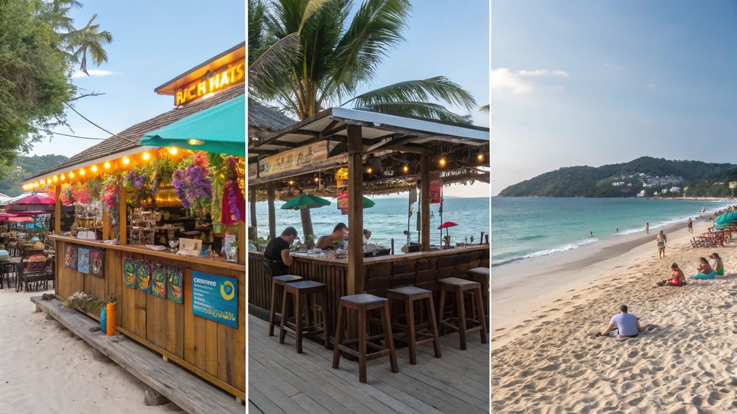 Beach Bars לאורך חוף Patong, Kata, ו-Karon – חוויית בר חופים בלתי נשכחת בפוקט