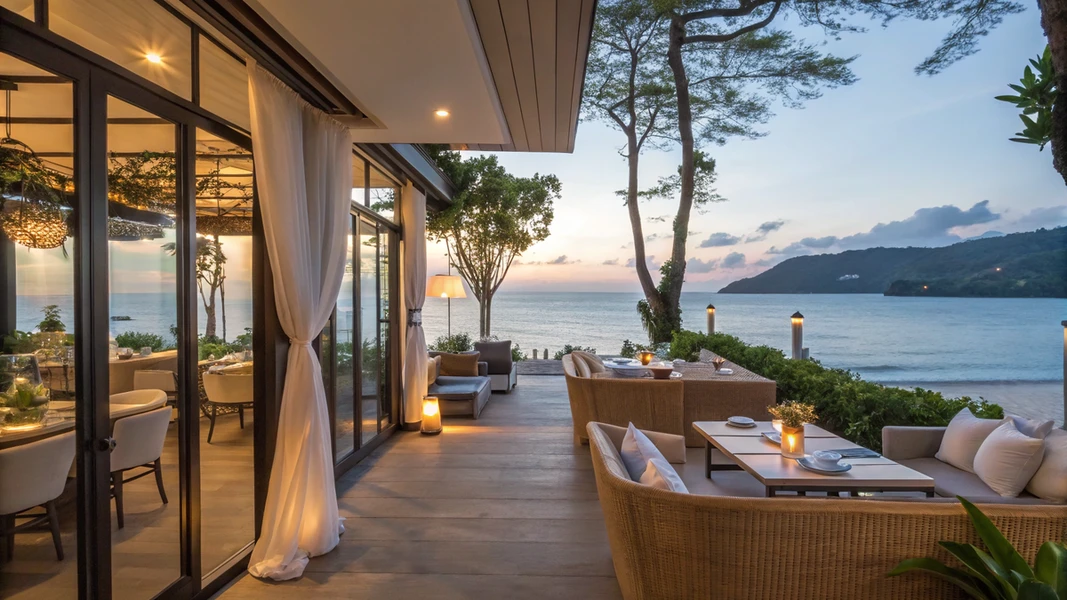 Cafe del Mar Phuket – אווירת Chill-out אלגנטית ונוף ים מרהיב בחוף Kamala