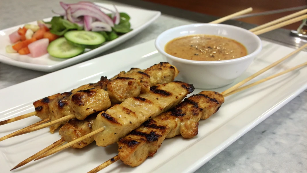 שיפודי עוף סאטה – Chicken Satay / ไก่สะเต๊ะ