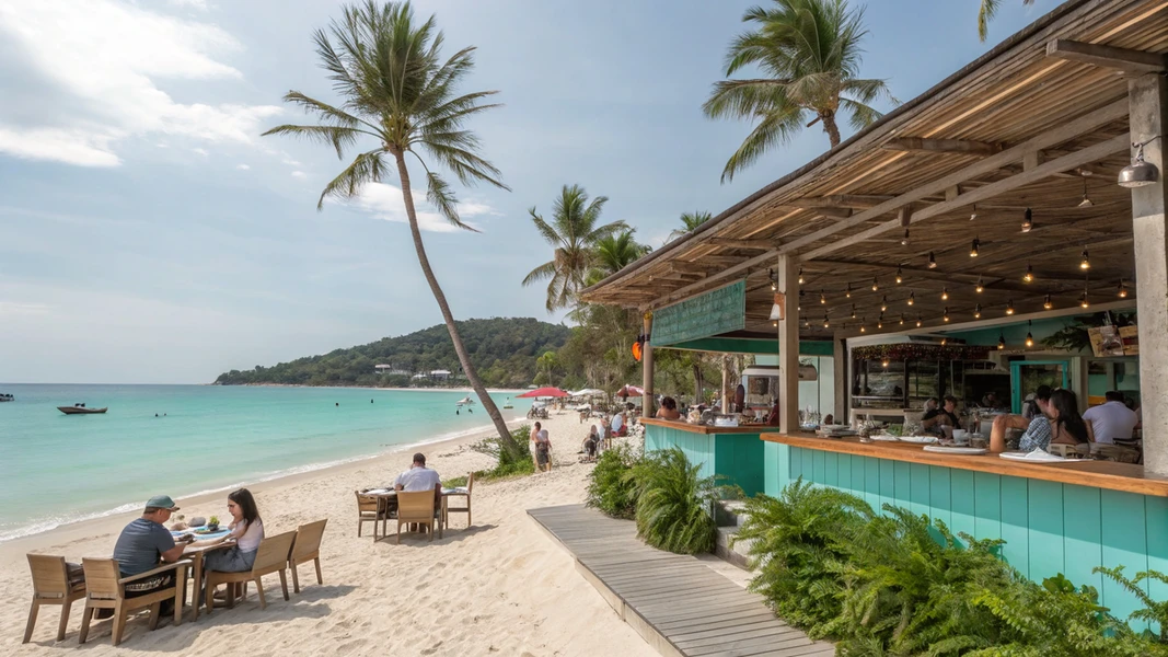 Elephant Beach Club – מועדון טרנדי בחוף Chaweng עם מסעדת שף ומסיבות חוף לאורך כל היום