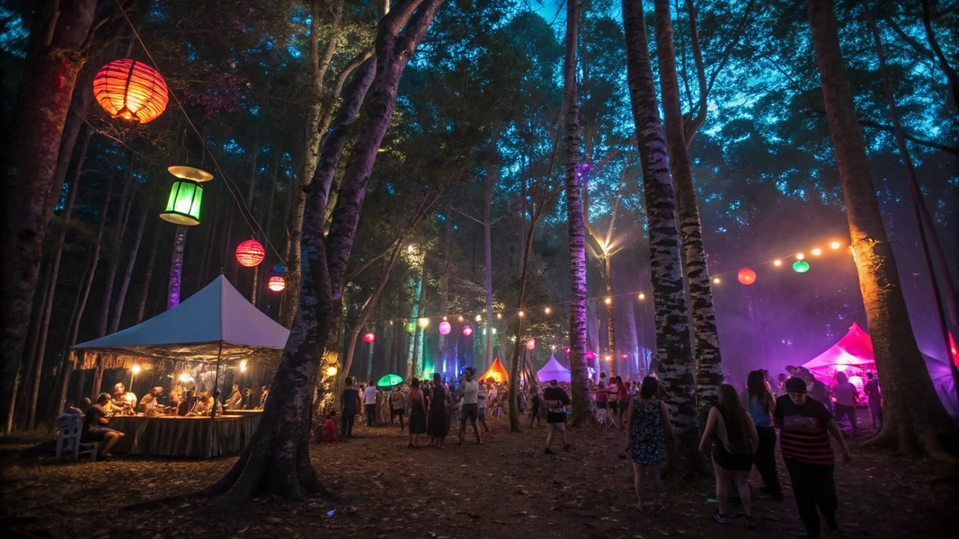Half Moon Festival בקופנגן - מסיבה פסיכדלית ביער