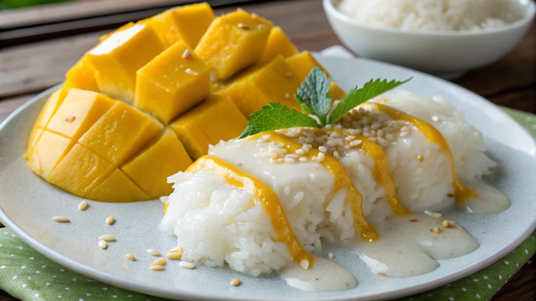 סטיקי רייס עם מנגו – Mango Sticky Rice / Khao Niew Mamuang