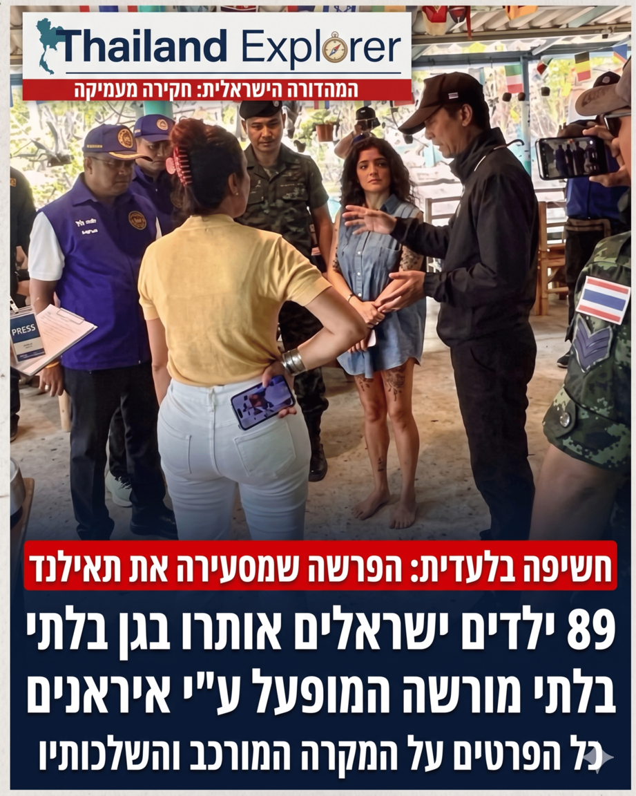 89 ילדים ישראלים אותרו בגן לא חוקי בקופנגן: זוג איראנים נעצרו בתאילנד
