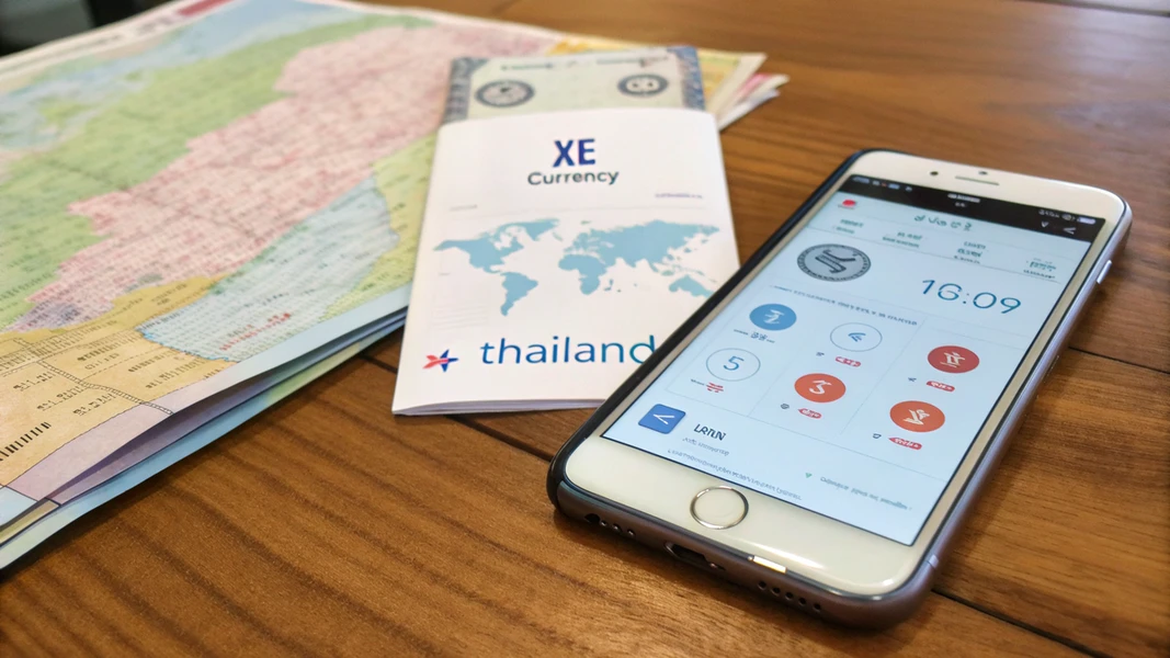 XE Currency – מחשבון המרת מטבע אמין שמתעדכן בזמן אמת למטיילים בתאילנד